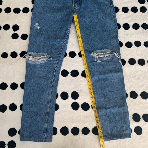 Aime Leon Dore Distressed Medium Wash Denim Slim Jeans - Picture 15 of 15